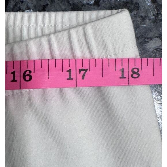 NEW J. JILL WOMEN'S WHITE PIMA COTTON ANKLE LENGTH LEGGINGS PLUS Size 2X - Picture 5 of 6